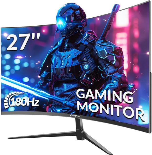 CRUA 27 Zoll böjd spelmonitor